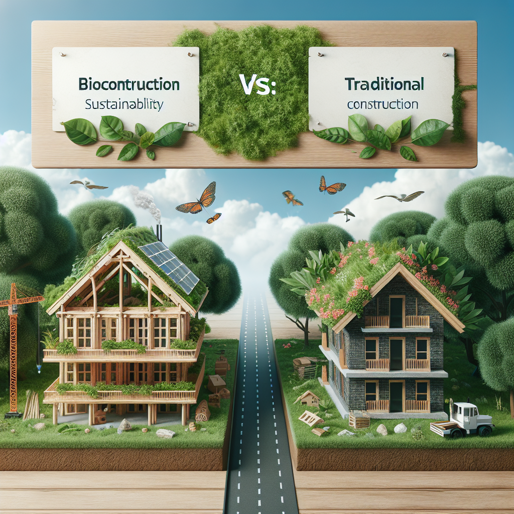 Comparativa: Bioconstrucción vs Construcción tradicional
