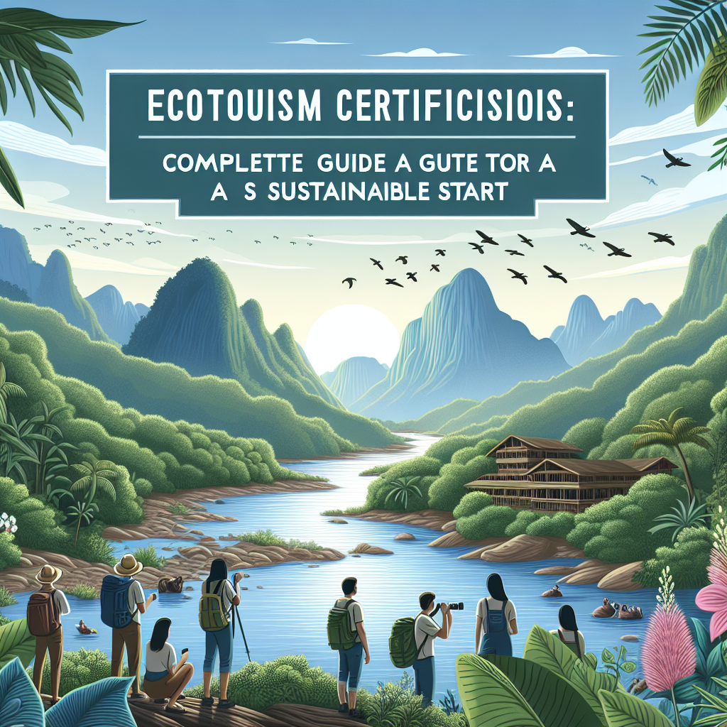 Certificaciones de ecoturismo: guía completa