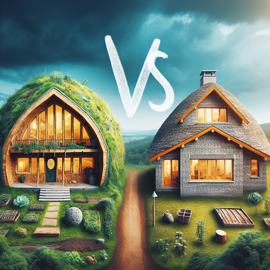 Comparativa: Earthship vs. Casas Tradicionales