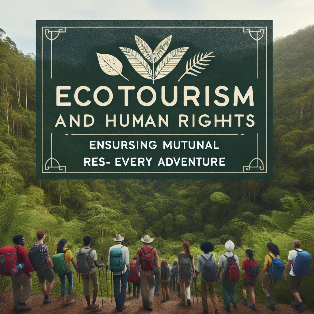 Ecoturismo y derechos humanos: asegurando el respeto mutuo