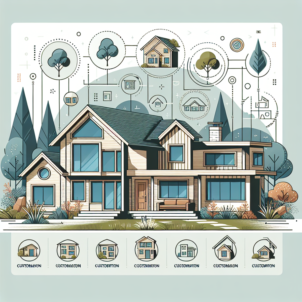 Opciones de personalización en viviendas modulares