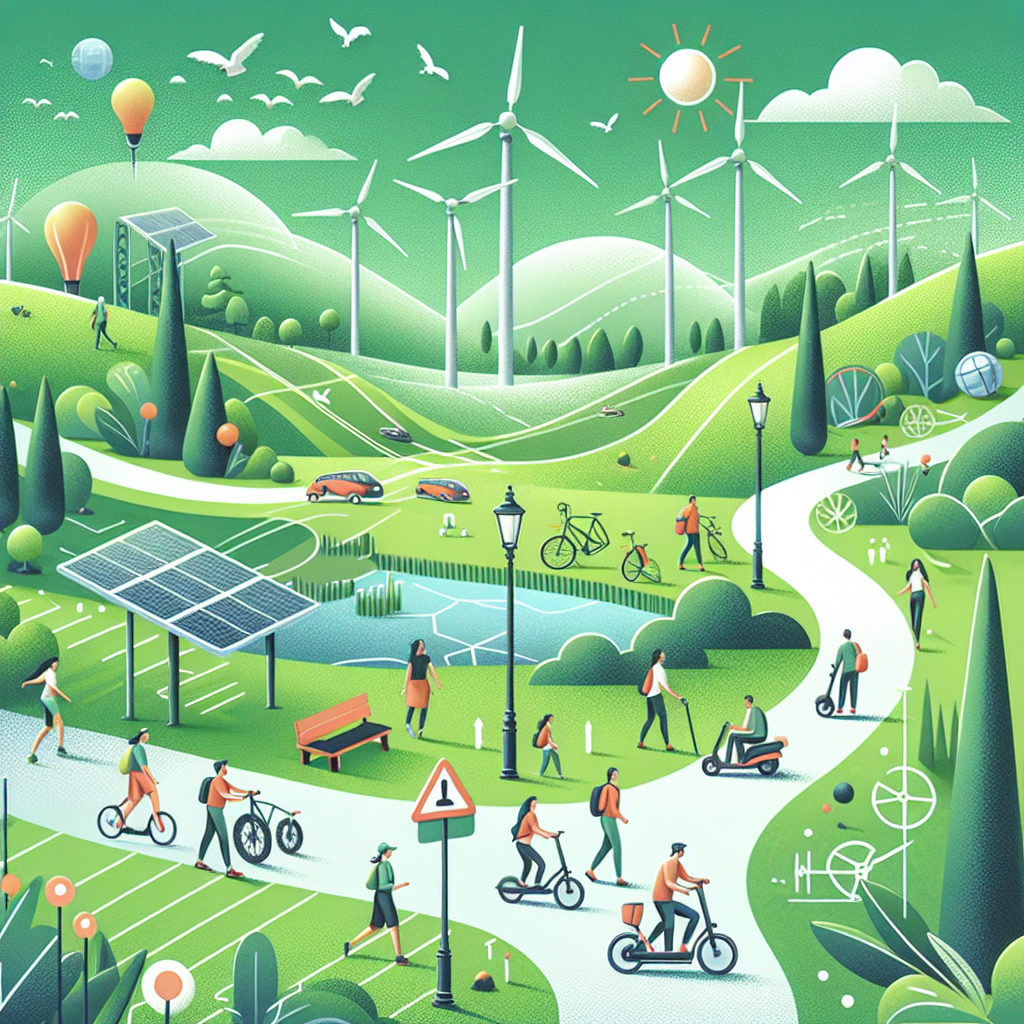 Transporte sostenible para ecoturistas