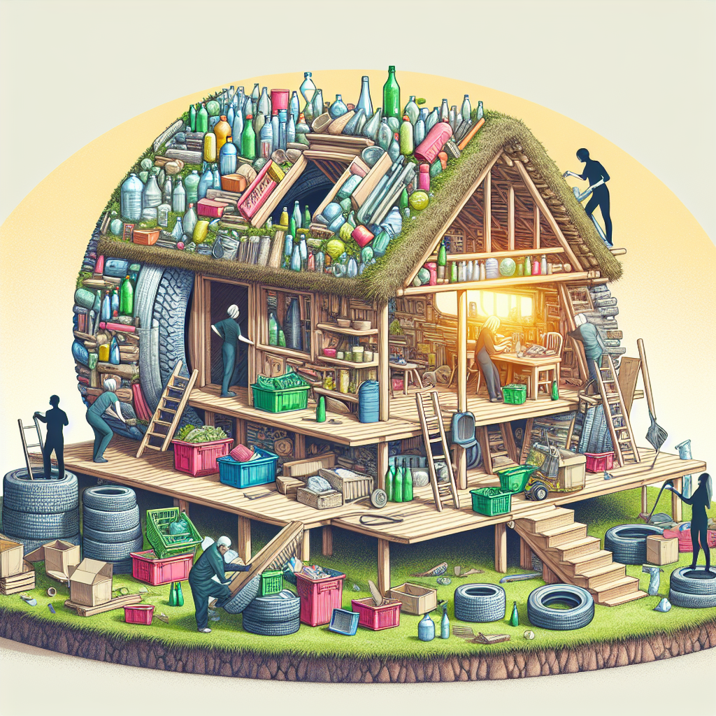 ¿Cómo se Reciclan los Materiales en un Earthship?