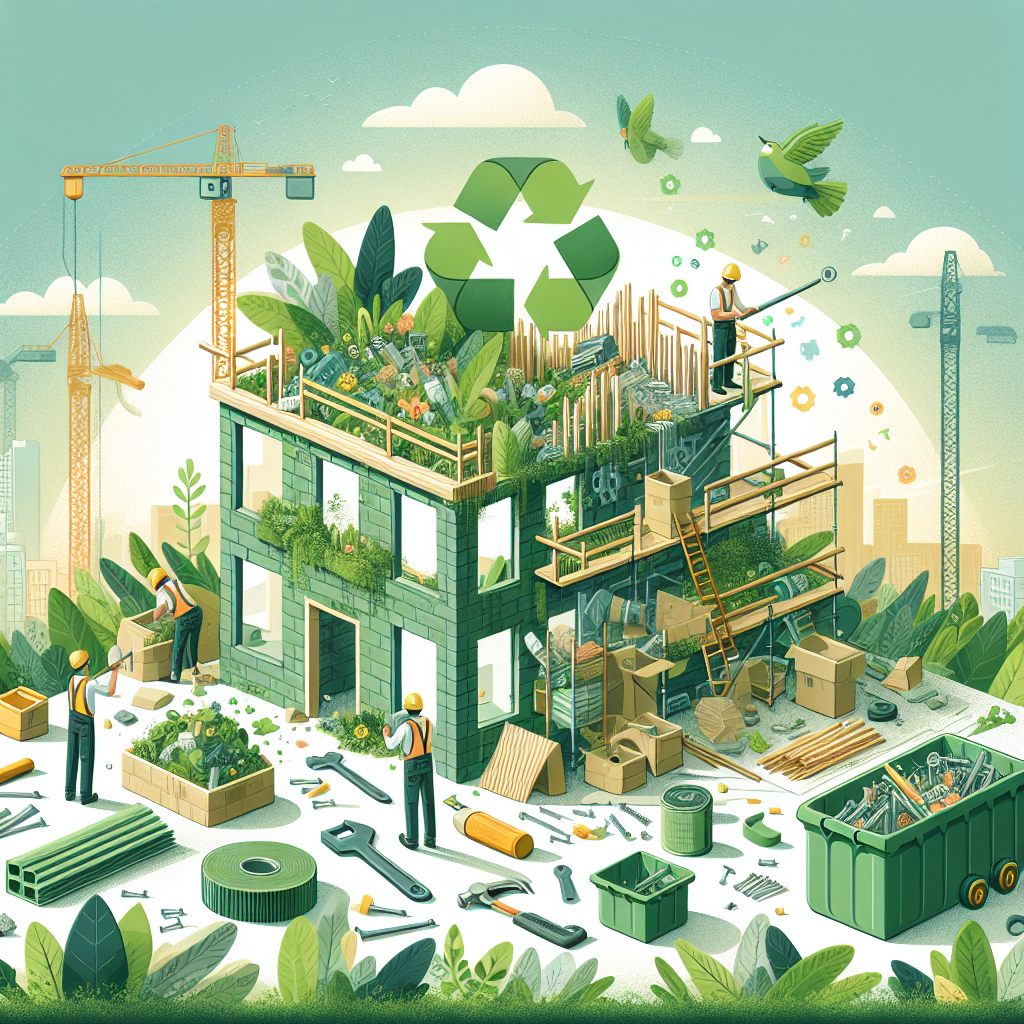 Uso de materiales reciclados en la construcción sostenible