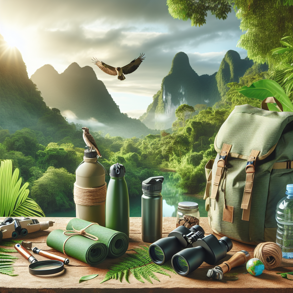 Equipamiento eco-friendly para el ecoturista