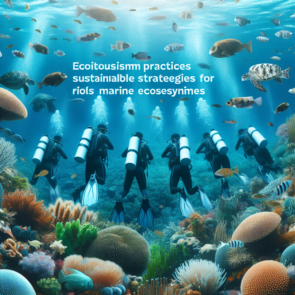 Prácticas de ecoturismo para proteger la biodiversidad marina