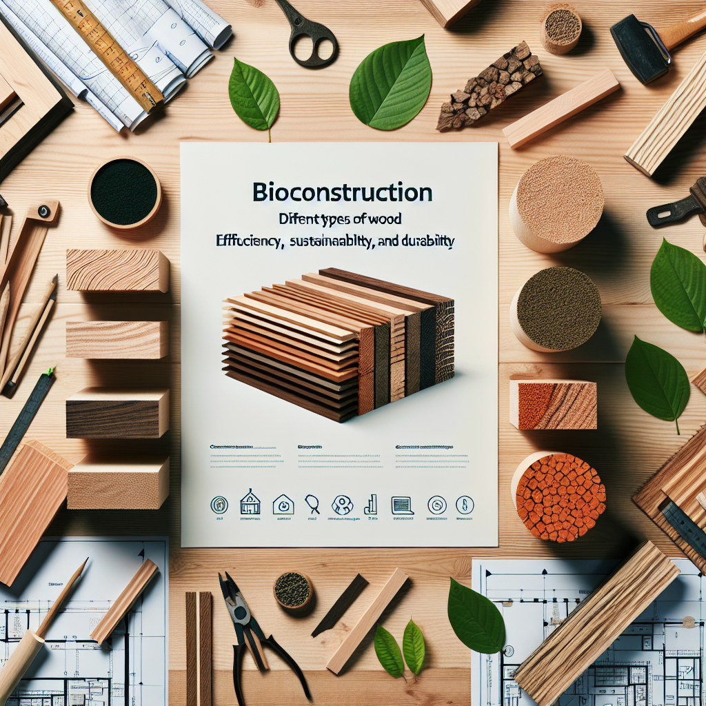 Comparativas entre diferentes tipos de madera para bioconstrucción