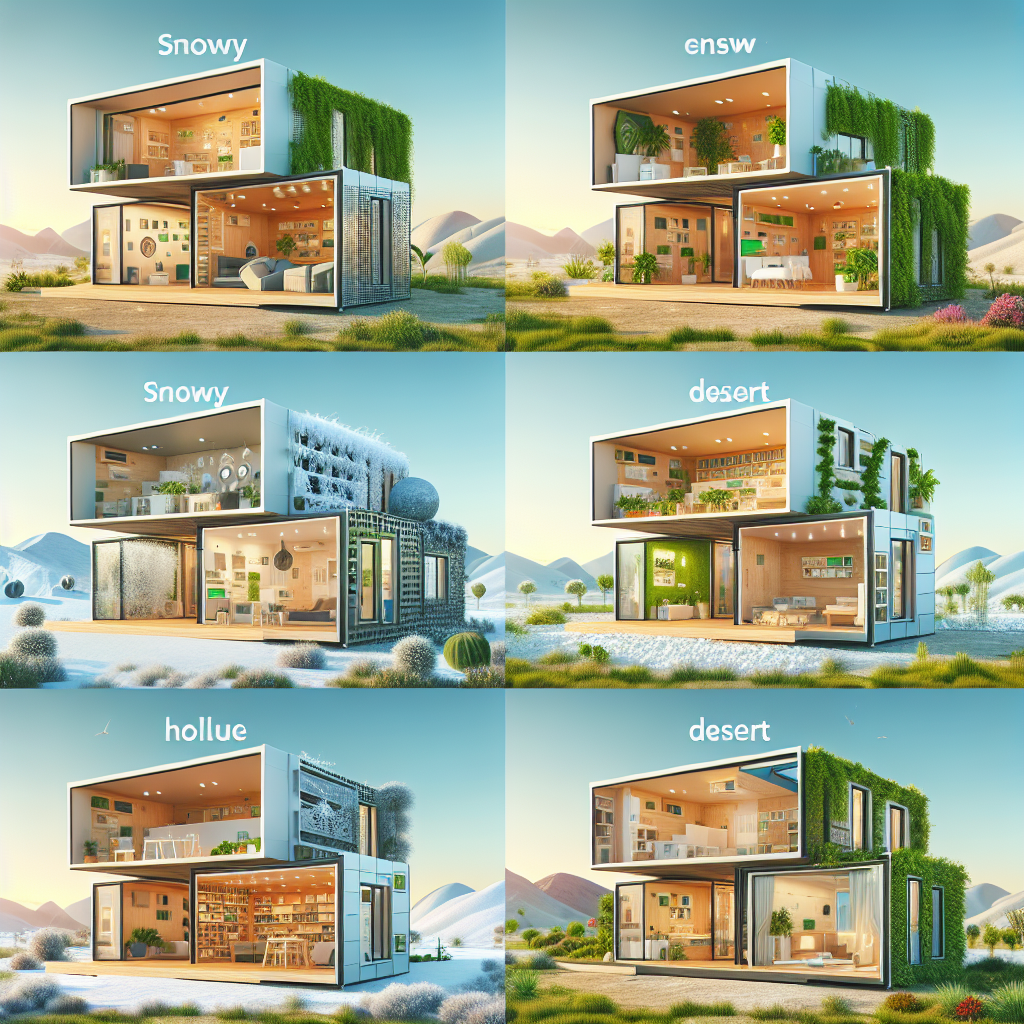 Cómo adaptar una casa modular a diferentes climas
