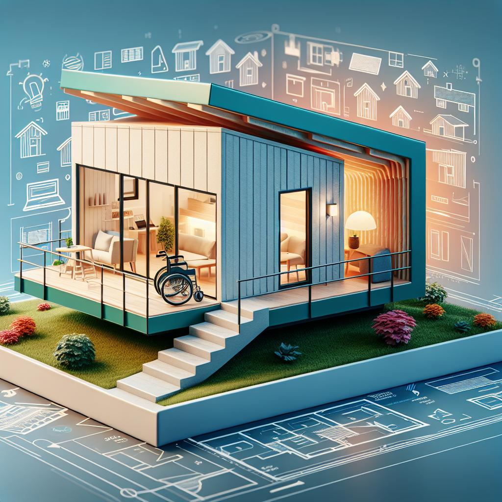 Diseño de casas modulares para personas con movilidad reducida