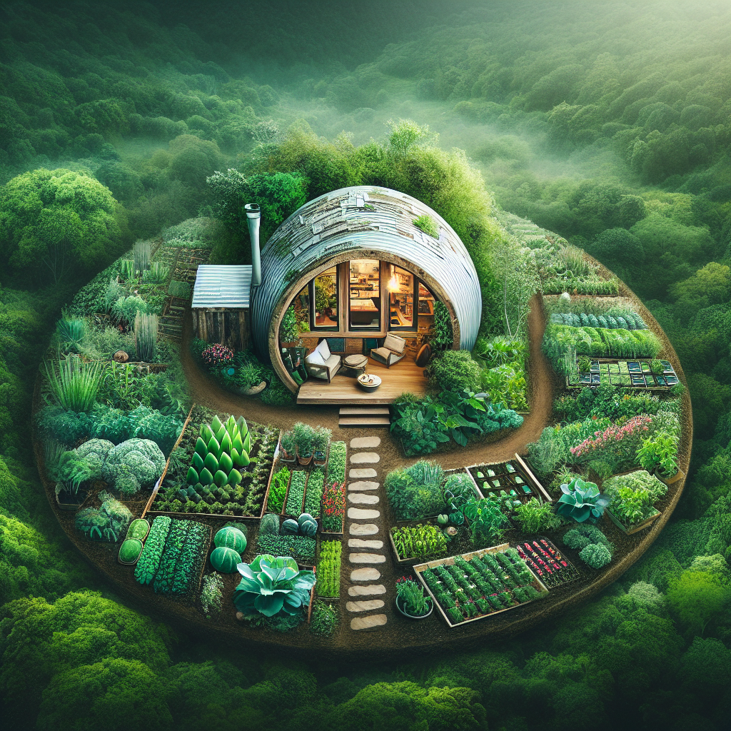 El uso de la tierra y la permacultura en Earthships