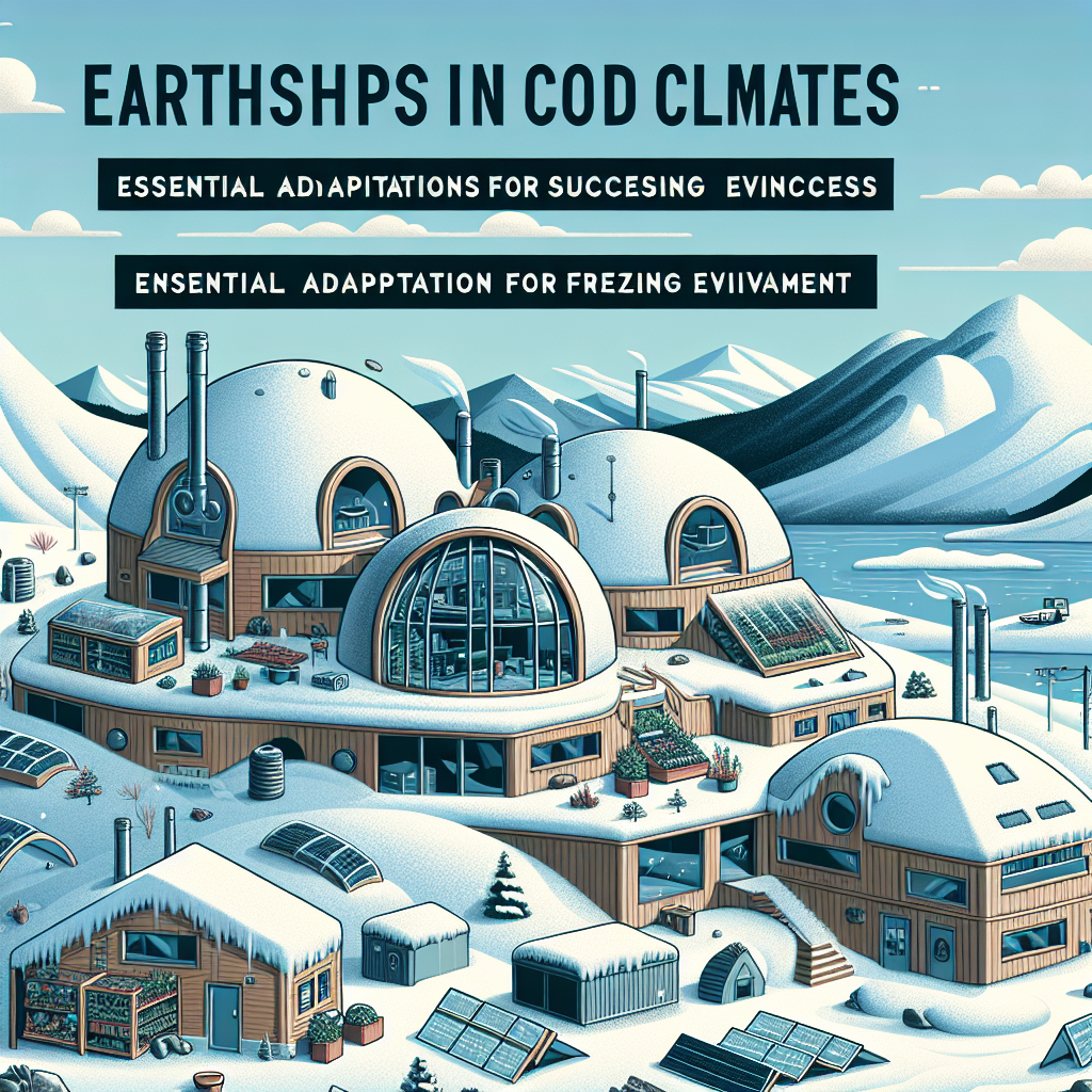 Earthships en climas fríos: adaptaciones necesarias