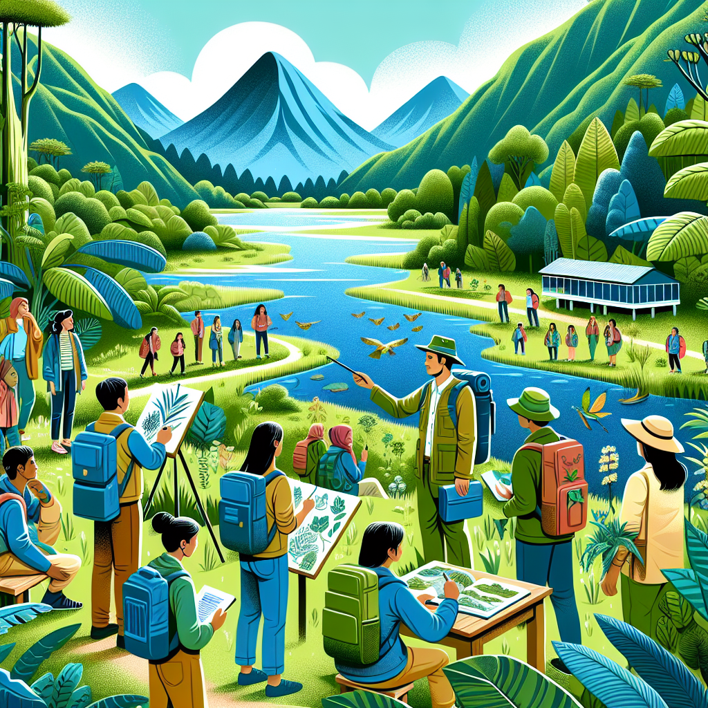 Educación ambiental integrada en experiencias de ecoturismo