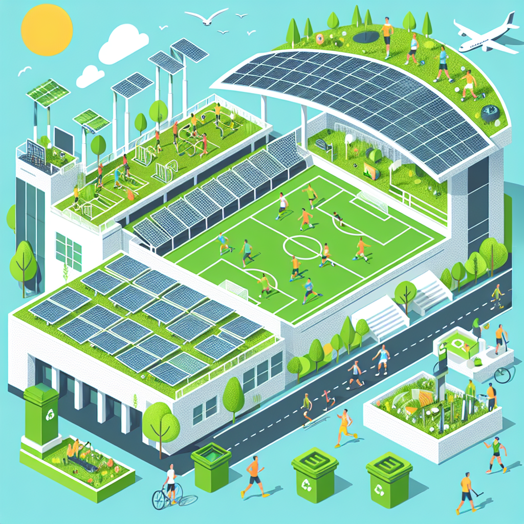 Construcción sostenible de instalaciones deportivas