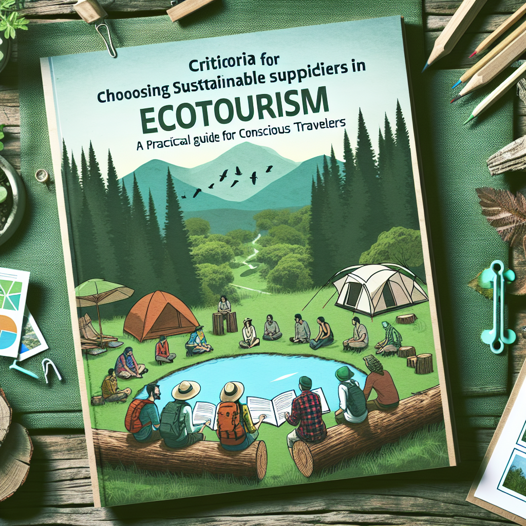 Criterios para elegir proveedores sostenibles en el ecoturismo